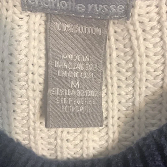 Charlotte Russe Crop Sweater - Picture 5 of 5